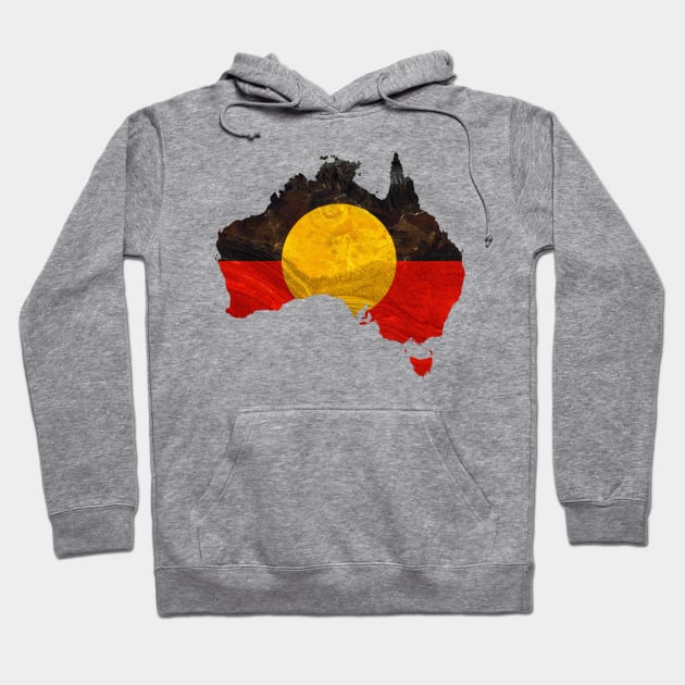 Aboriginal Flag Hoodie by CF.LAB.DESIGN